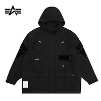 ALPHA INDUSTRIES 男士短款风衣 A5XLJM7001LXF 黑色 XL