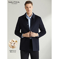 NAUTICA 诺帝卡 男士羊绒呢大衣 NDYS260599