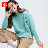 抖音超值购：UNIQLO 优衣库 454754 女士圆领针织衫