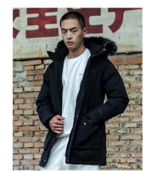 Marmot 土拨鼠 秋冬男士700蓬保暖长款厚重鹅绒羽绒服城市派克大衣