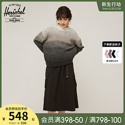 Herschel Supply 和行 Herschel赫行 复古工装女打褶裙宽松遮胯休闲百搭长裙