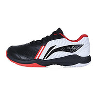 LI-NING 李宁 雷霆 Lite 男子羽毛球鞋 AYTS020-2 黑色/标准白 40