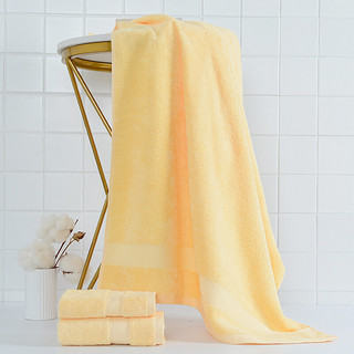 GRACE 洁丽雅 673367326731 毛巾浴巾套装 3件套 黄色