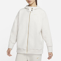 NIKE 耐克 2023新品女子羊羔绒舒适潮流连帽外套休闲保暖夹克CU6765