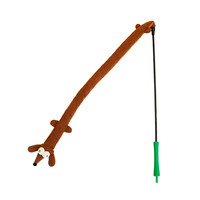 zeze 腊肠狗逗猫棒 猫玩具 7*123cm