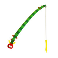 zeze 毛毛虫逗猫棒 猫玩具 7*123cm