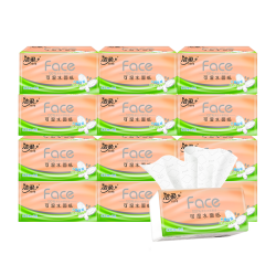 C&S 洁柔 粉 Face  立体压花软抽纸  100抽 30包