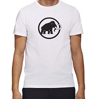 限尺码：MAMMUT 猛犸象 男子短袖T恤 白色