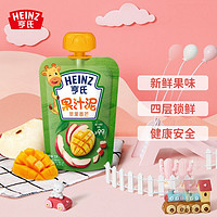 Heinz 亨氏 果泥宝宝零食水果汁泥吸袋120g袋装