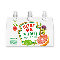 抖音超值购：Heinz 亨氏 婴幼儿营养果泥78g×3袋组合装