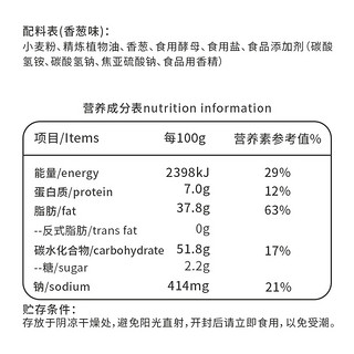 米老头无添糖白苏打饼干无糖发酵薄饼混装整箱葱香味老人零食 无添糖苏打1000g葱香味