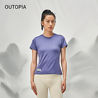 OUTOPIA |Wonderland 可机洗羊毛女士圆领运动T恤户外跑步速干衣