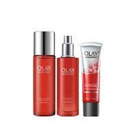 OLAY 玉兰油 护肤套装 (新生焕活深彻洁面乳125g+塑颜金纯精华水150ml+乳液100ml)