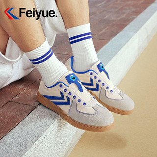 Feiyue. 飞跃 x芝麻街联名德训鞋女春季新款松紧鞋带百搭街拍运动鞋女