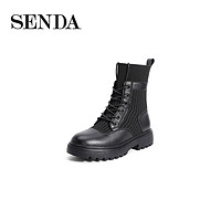 SENDA 森达 冬季新款专柜同款韩版青年户外休闲女马丁靴4EM03DZ0