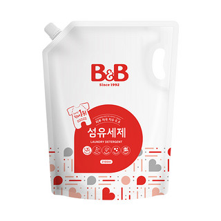 B&B 保宁 婴幼儿洗衣液补充装 香草香型2100ml *3件