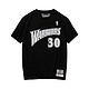 PLUS会员、会员专享：mitchell & ness NBA勇士队库里 男子纯棉T恤 MNJY13S17-SCU