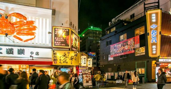 除周六外不加价!买买买黄金地段,大阪难波假日酒店 标准双床房1晚套餐