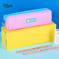Disney 迪士尼 儿童笔袋小学生简约时尚多功能文具袋男孩女孩铅笔收纳袋 米妮系列粉色Z7781-C