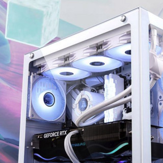KOTIN 京天 十三代酷睿版 组装电脑（白色、512GB SSD、酷睿i5-13600KF、RTX 4070Ti 12G、16GB、水冷）