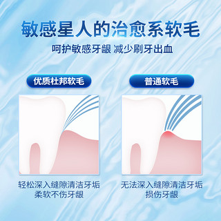 适配usmile电动牙刷头Y1/U1/U2替换通用成人洁白专业款 白色洁净型8支