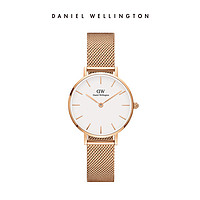 Daniel Wellington 、丹尼尔惠灵顿 melrose 28mm流金石英表钢带腕表女