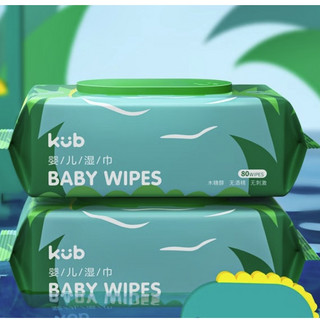 kub 可优比 婴儿湿巾 80抽*10包