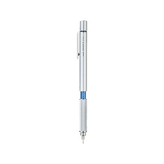 uni 三菱铅笔 三菱（uni）SHIFT系列低重心自动铅笔 0.5mm金属笔握美术漫画绘图素描书写活动铅笔M5-1010 银色杆 单支装