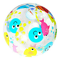 INTEX 59040海底世界沙滩球 四色透明海星海滩球戏水球浮球水上戏水儿童玩具球礼物 51cm图案随机发