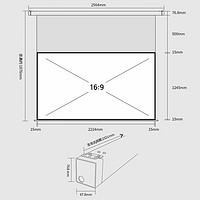 XGIMI 极米 P153S 100英寸智能光子幕布 悬浮版