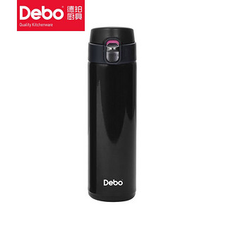 Debo 德铂 保温杯 480ml 黑色