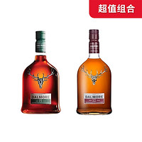 cdf会员购：THE DALMORE 大摩 达尔摩组合：15年单一麦芽威士忌 1L+12年单一麦芽威士忌 1L