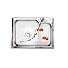 ARROW 箭牌锁具 AE555894G 不锈钢水槽+厨房抽拉龙头