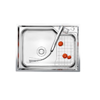 ARROW 箭牌锁具 箭牌（ARROW）304不锈钢厨房水槽龙头套装洗菜盆单槽台支持台上台下槽安装