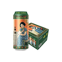 TSINGTAO 青岛啤酒 美酒佳人 全麦白啤 500ml*12听