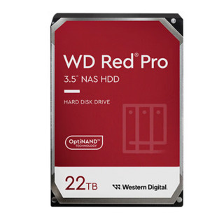 Western Digital 西部数据 红盘Pro系列 3.5英寸 企业级硬盘 22TB（7200rpm、512MB）WD221KFGX