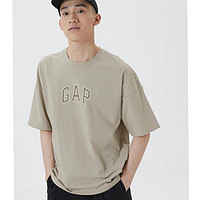 京东百亿补贴：Gap 盖璞 男士LOGO纯棉T恤 602762