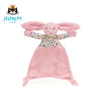 jELLYCAT 邦尼兔 英国jELLYCAT花布郁金香邦尼兔安抚甜睡巾宝宝安抚玩偶男女