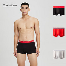 Calvin Klein 卡尔文·克莱 男士LOGO平角内裤 3条装