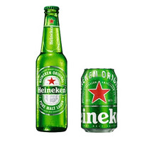 Heineken 喜力 啤酒330ml*1瓶+喜力啤酒330ml*1听经典瓶装