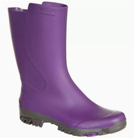 DECATHLON 迪卡侬 女款中筒雨鞋 35-36码 紫色