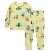 Miiow 猫人 男女童通用保暖内衣套装 2件套 140码