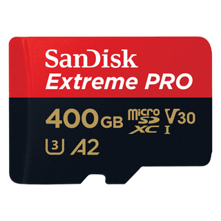 SanDisk 闪迪 Extreme PRO 至尊超极速系列 Micro-SD存储卡 400GB (UHS-I、V30、U3、A2)