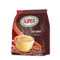 抖音超值购：SUPER 三合一原味特浓速溶咖啡800g40条装