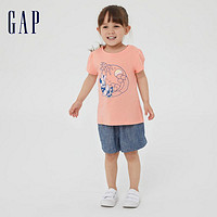 Gap 盖璞 女幼童纯棉米妮印花T恤 夏季款90-110cm