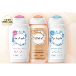 femfresh 芳芯 女性洗护液套装（洋甘菊250ml+蔓越莓250ml+百合250m）