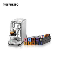 NESPRESSO 浓遇咖啡 J620全自动奶泡一体雀巢胶囊咖啡机套装含100颗胶囊