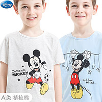 Disney 迪士尼 儿童纯棉T恤