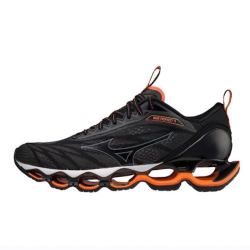 Mizuno 美津浓 Wave Prophecy11 中性跑鞋 J1GC220009 暗灰色/黑色/橙色 44.5