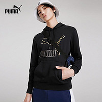 PUMA 彪马 官方 新款男子经典休闲印花抽绳卫衣CLASSICS 599300